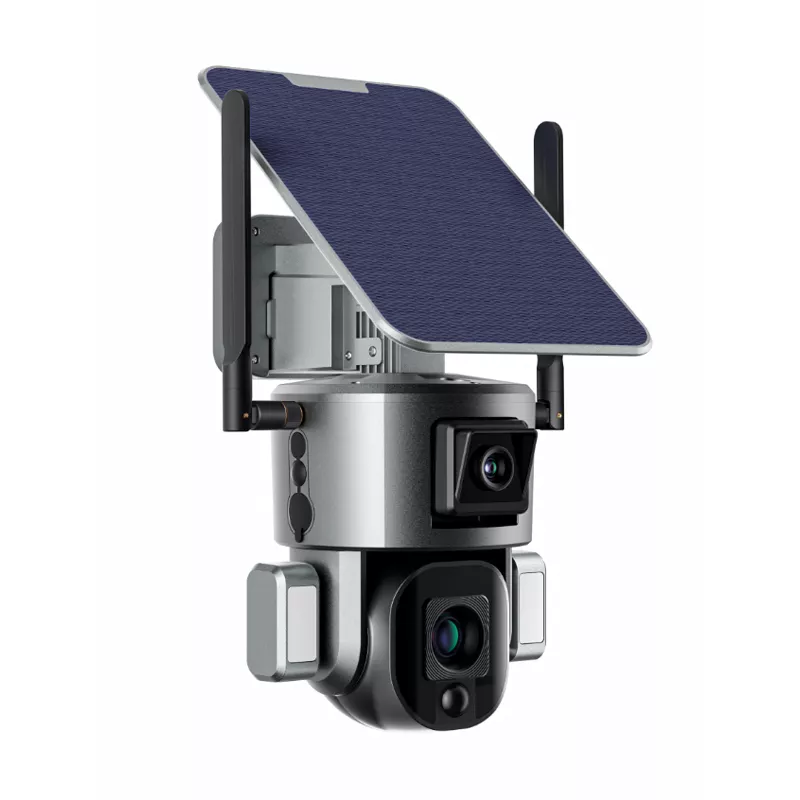 Dual Linkage Motion Detection Solar Security Camera